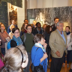 The vice-president of the Alexander König Society, Prof Dr. Wolfgang Böhme welcomed us and guided us through the exhibition