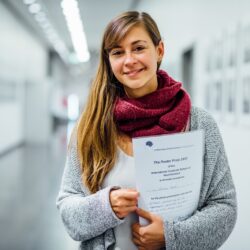 The winner of the poster prize competition: Noemi Rook, Biopsychology, Faculty of Psychology