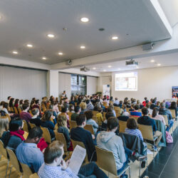 The conference center was full of expectant family members, friends and IGSN members