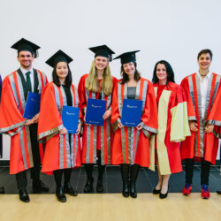 From the left to the right: The Speaker of the IGSN Oliver T. Wolf, Fabian Draht, Stephanie Lor, Laura Berg, Marion Brickwedde, the Director of the IGSN Denise Manahan-Vaughan, PhD Supervisor Olivia Masseck, Vice-Speaker of the IGSN Carsten Theiß