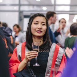 ...glass of champagne!