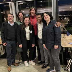From left to right: IGSN alumni Jon Barbour, Sabrina Schreiber, Wanda Gerding, Sabine Blankenship, Deepak Dash, Ayla Aksel Aksoy