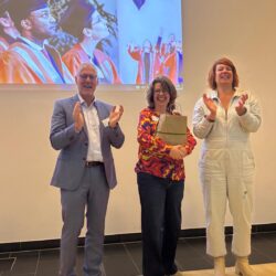 Speaker Katrin Marcus-Alic and Vice Speaker Carsten Theiß thanked the IGSN Director and Dean of Studies Denise Manahan-Vaughan and coordinator Ursula Heiler for their long-standing commitment to the IGSN.